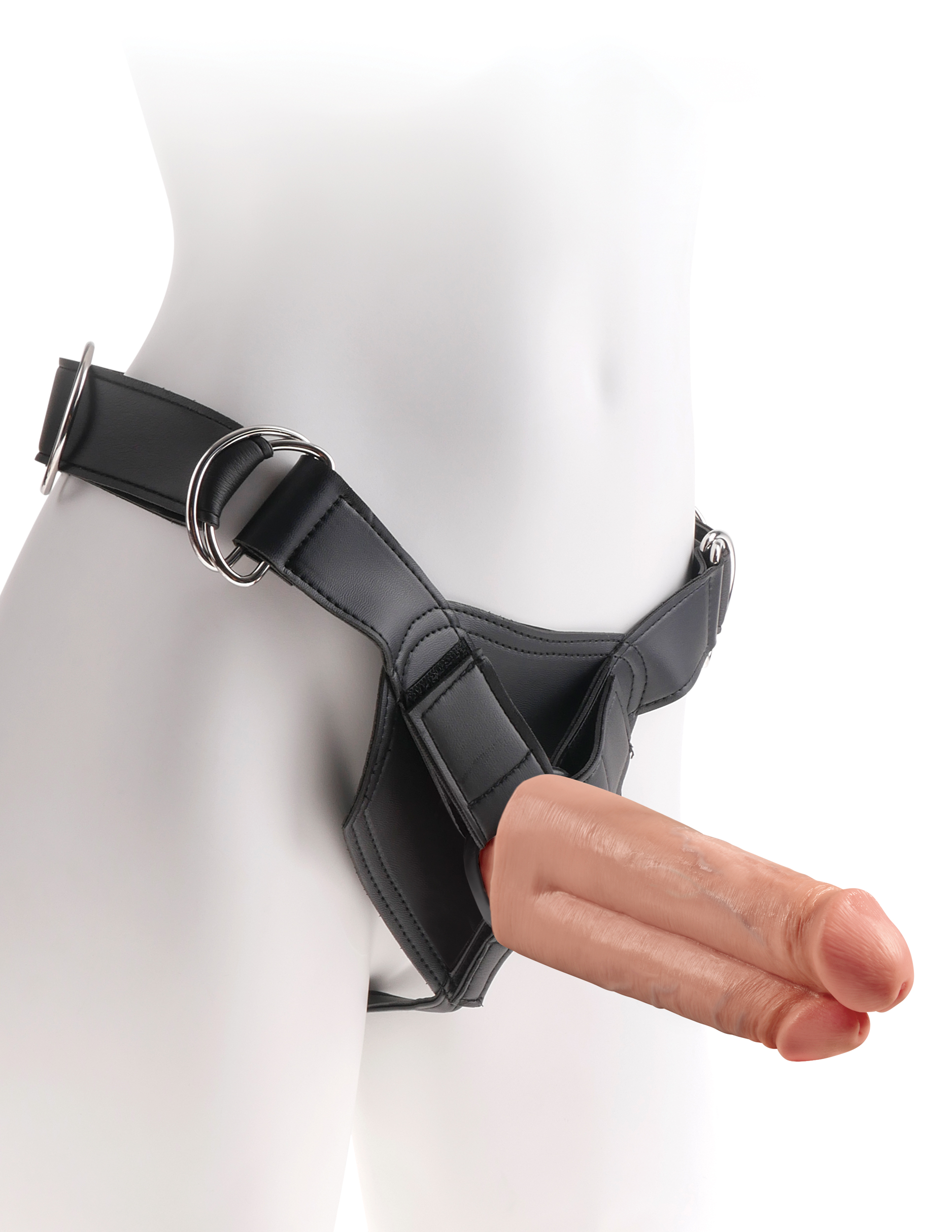 Pipedream Strap-On Two Cocks One Hole 19 cm Strap-on valjailla