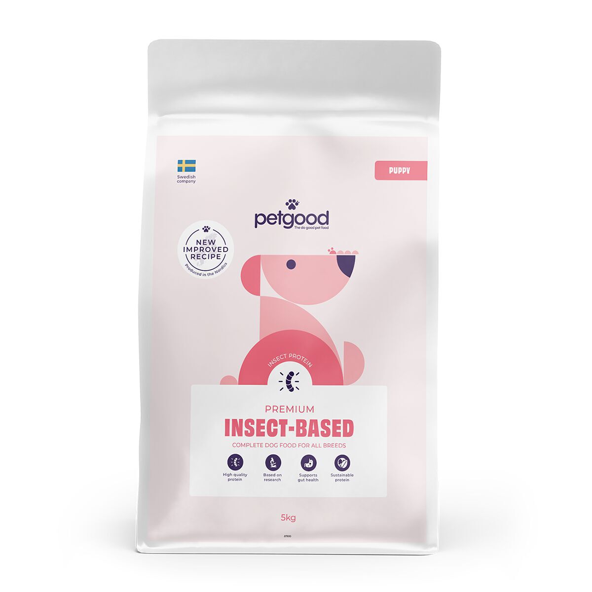 Petgood hyönteisruoka pennulle ja emolle 2x5 kg