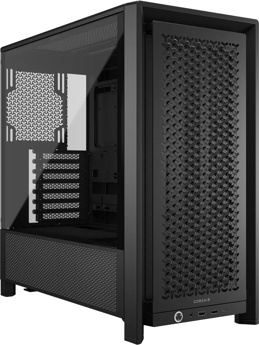 CORSAIR FRAME 4000D-miditornikotelo ikkunalla, musta