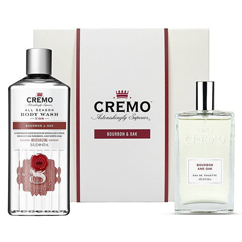 Cremo Set Bourbon and Oak 100ml + 473ml