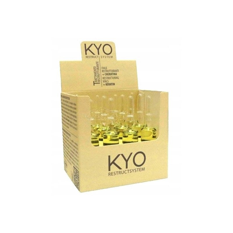Hiusten uudistamiseen tarkoitetut ampullit Kyo Restruct System Keraattisia uudistavia ampulleja 12 x 10 ml