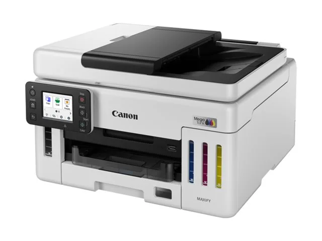 Canon MAXIFY GX6150, Mustesuihku, Väritulostus, 600 x 1200 DPI, A4, Suoratulostus, Musta, Valkoinen