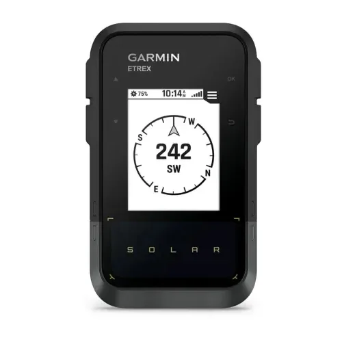 Garmin eTrex Solar käsi-GPS-laite 2,2 tuuman näytöllä