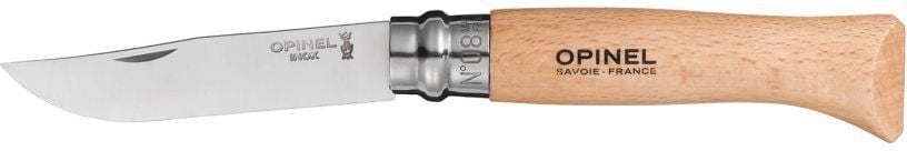 Opinel Classic Stainless Steel No8 + Sheath Beechwood 8,5 cm