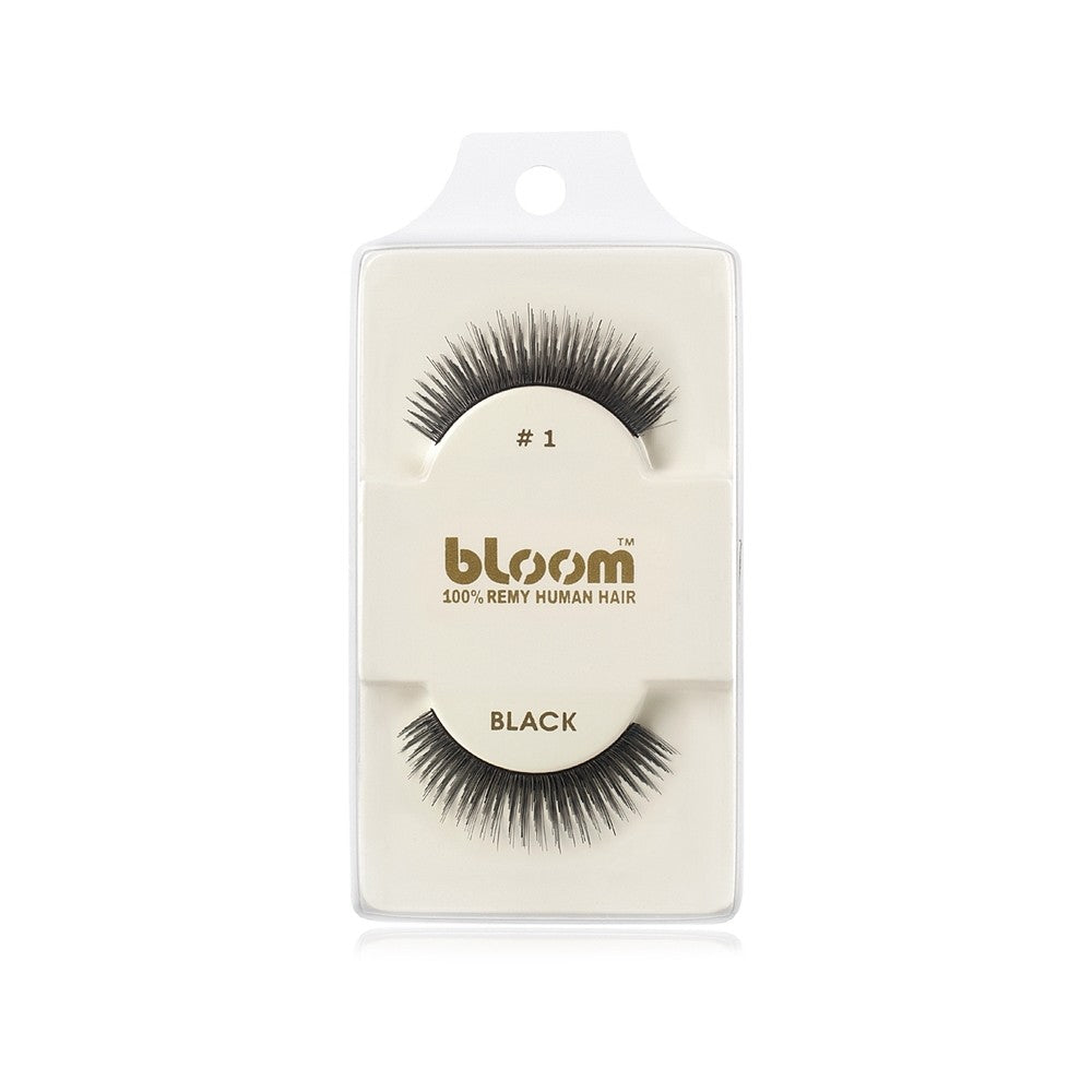 Bloom Luonnolliset tekoripset luonnollisissa hiuksissa nro 1 (musta) 1 cm