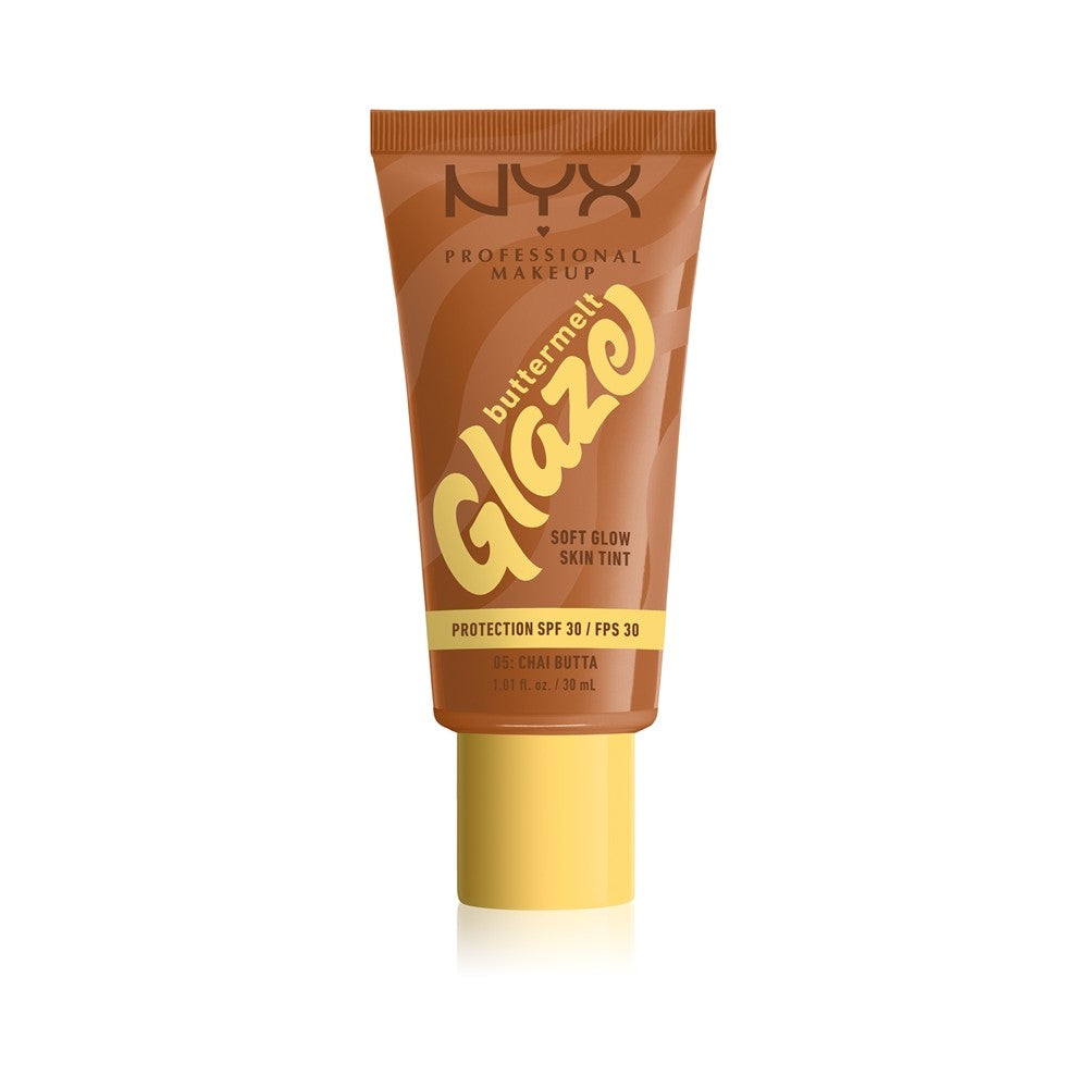 NYX Professional Makeup Buttermelt Glaze valaiseva sävytetty lotion SPF 30 Chai Butta 30ml