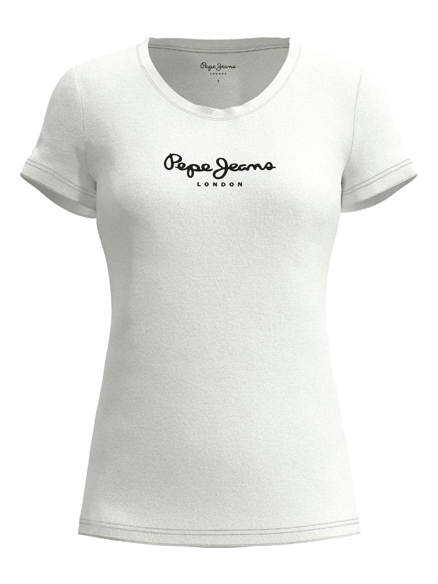 Pepe Jeans Paita 'Virginia' musta / valkoinen