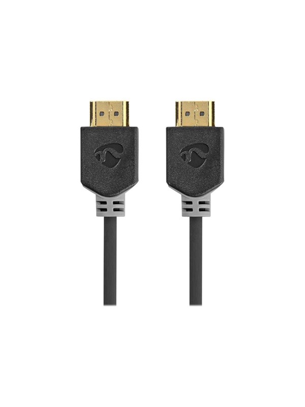 Nedis Ultra High Speed HDMI TM -kaapeli | HDMITM liitin | HDMITM liitin | 8K@60Hz | 48 Gbps | 5.00 m | Pyöreä | 8.3 mm | Antrasiitti | Laatikko