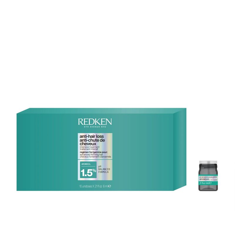 Redken Acidic Grow Full System Intensive Treatment — intensiivinen hoito Aminexilillä hiustenlähtöä vastaan 10 x 6ml