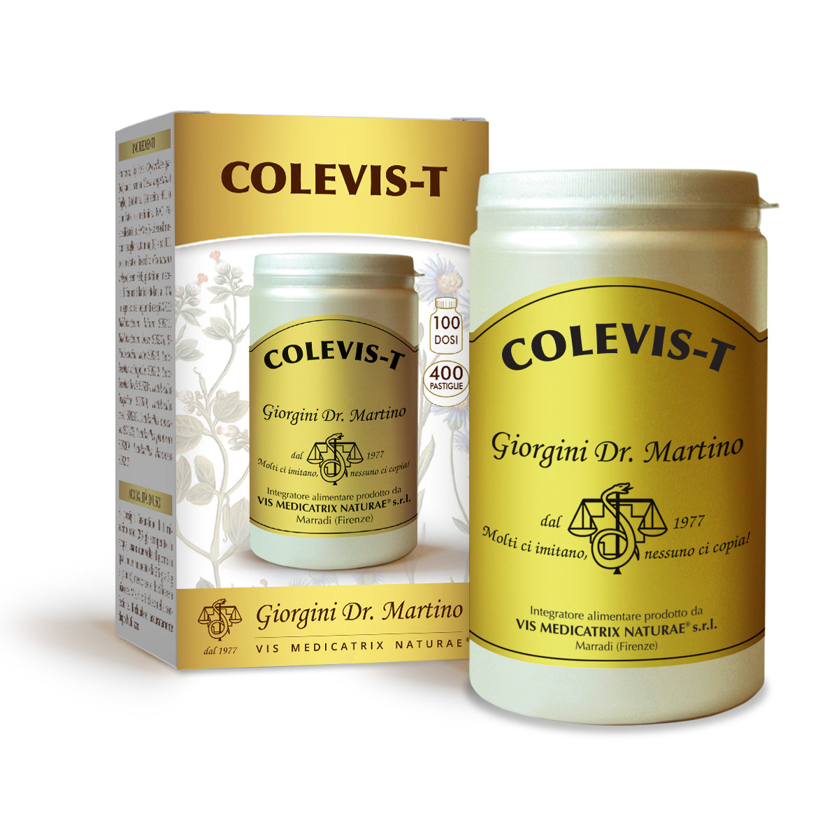 Dr Giorgini colevis-t 200 g - 400 tablettia à 500 mg