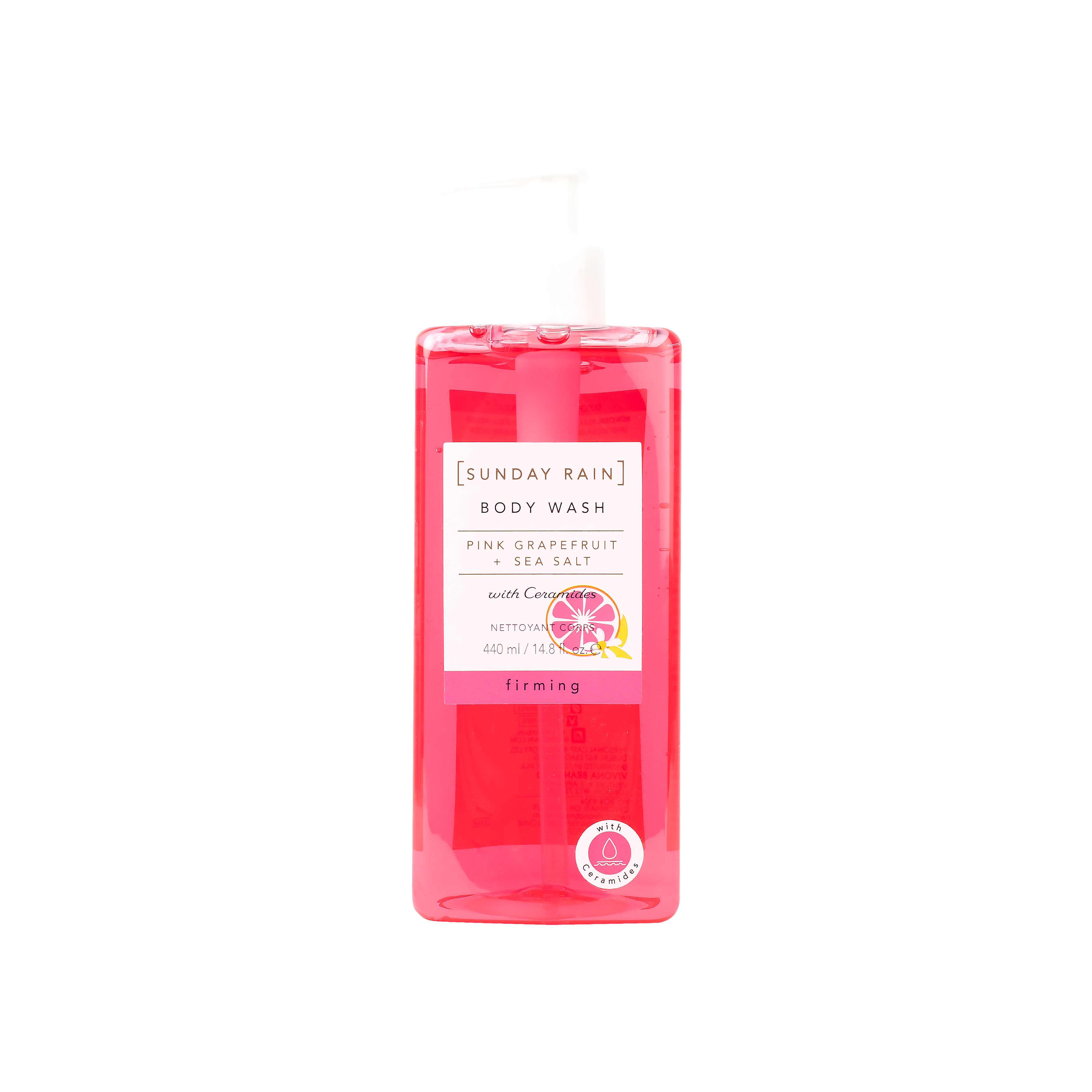 Sunday Rain Pink Grapefruit & Sea Salt Body Wash 440ml