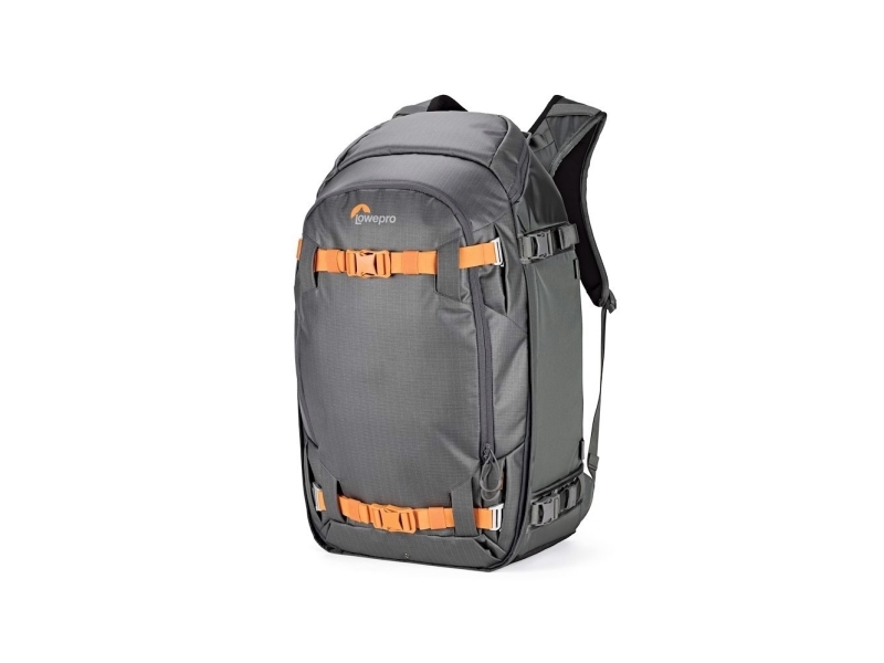 Lowepro Whistler 450 AW II, Reppu, Universaali, Olkahihna, Notebook-lokero, Harmaa, Oranssi