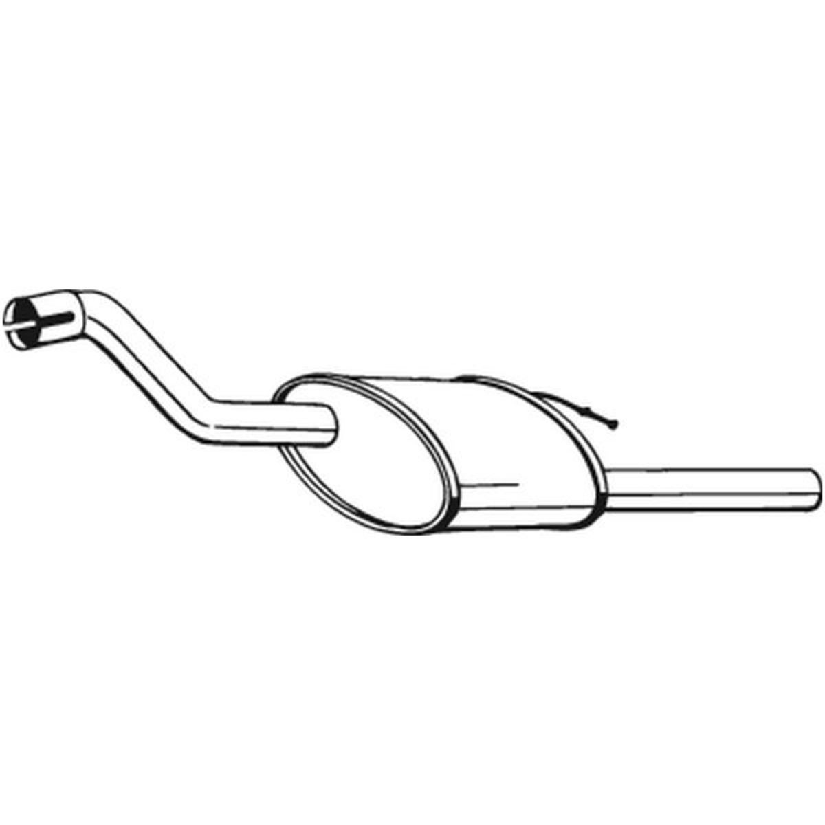 Takaäänenvaimentaja BOSAL 154-313