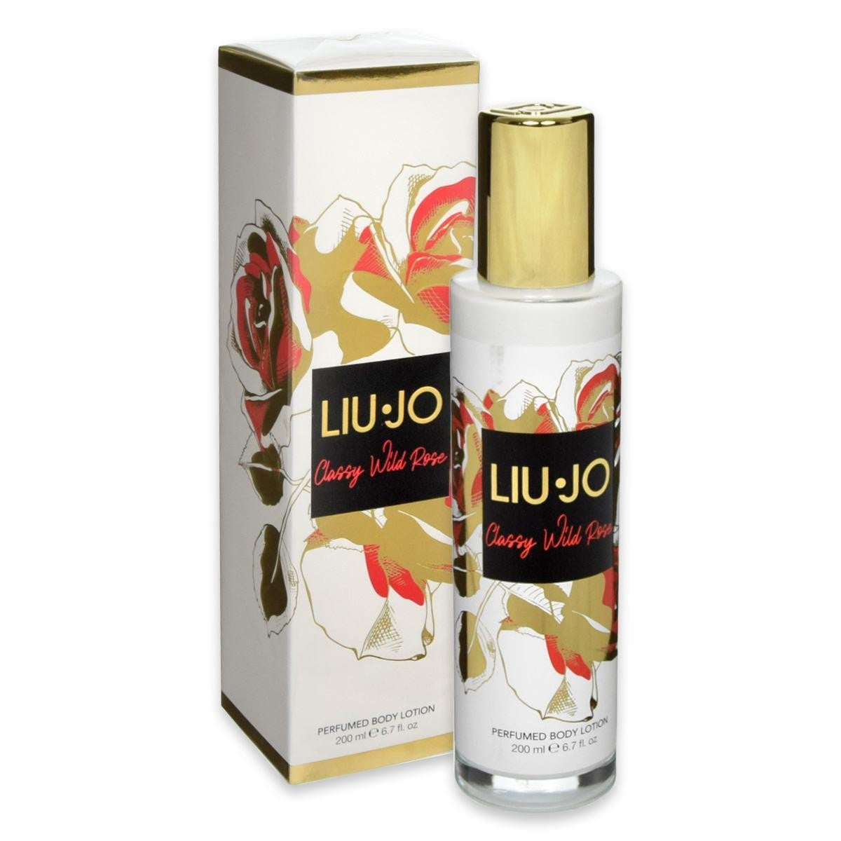 Liu-jo tuoksuvartalovoide 200 ml tyylikäs villiruusu