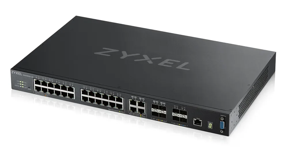 Zyxel XGS4600-32 - Hallittava Layer 3 -kytkin, musta