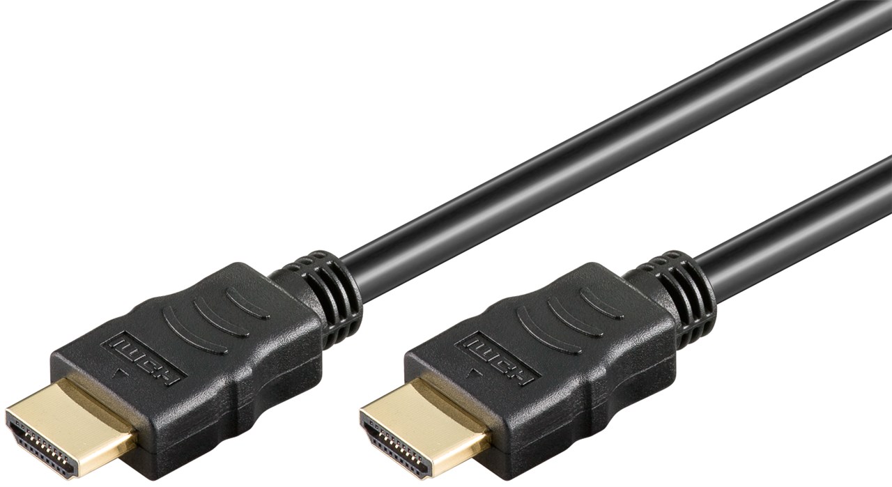 Goobay Höghastighets HDMITM-kabel med Ethernet HDMITM-kontakt (typ A) > HDMITM-kontakt (typ A)