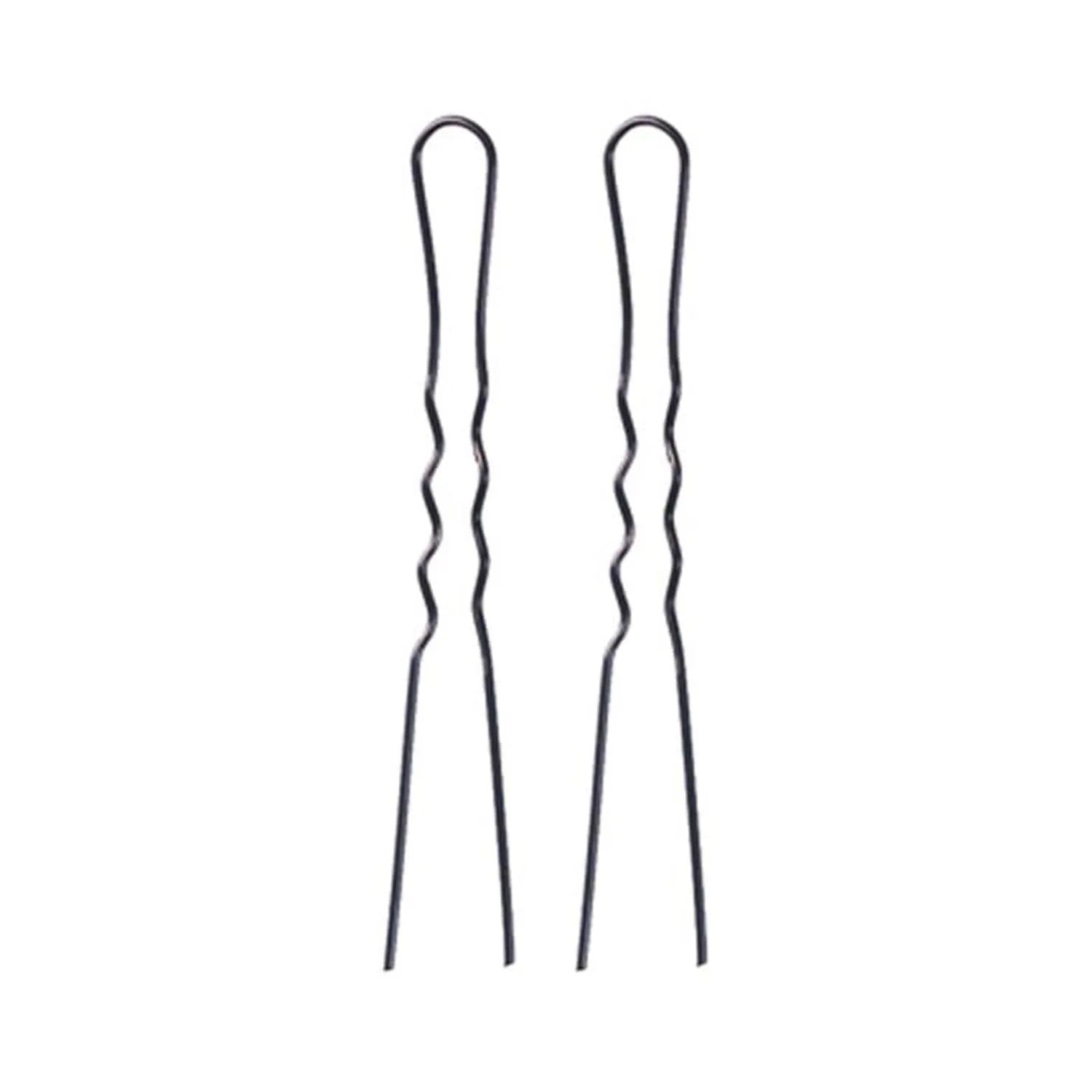 Eurostil Box of Black Hairpins 49mm 200 kappaleen pakkaus