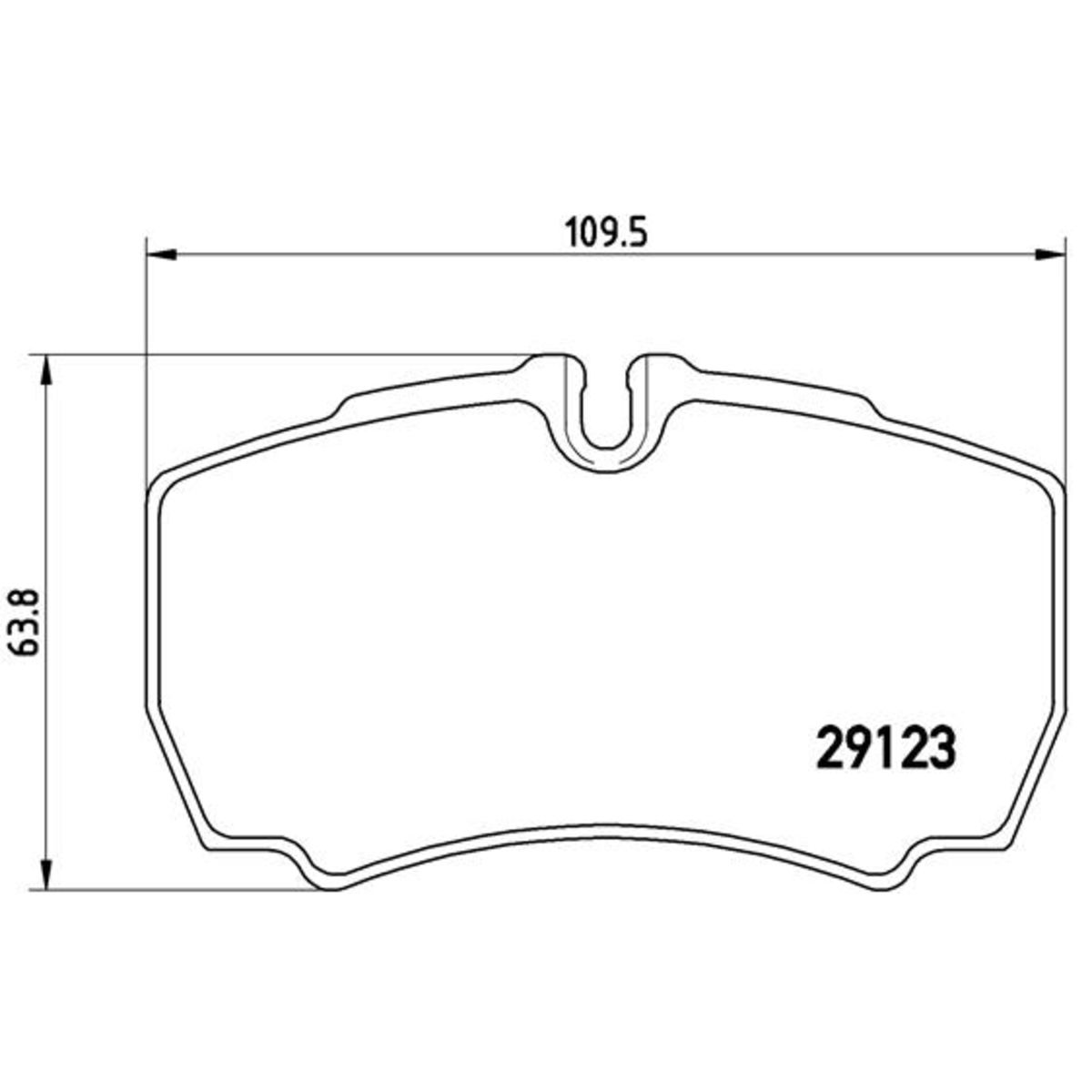 Jarrupalat, levyjarru BREMBO P A6 023