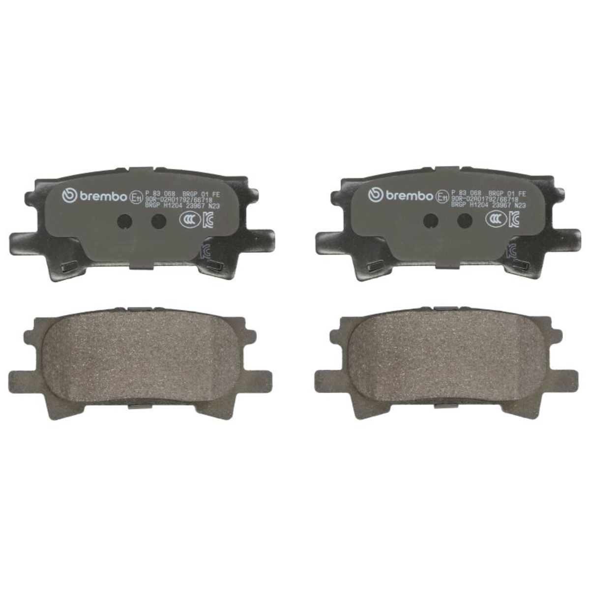 Jarrupalat, levyjarru BREMBO P 83 068
