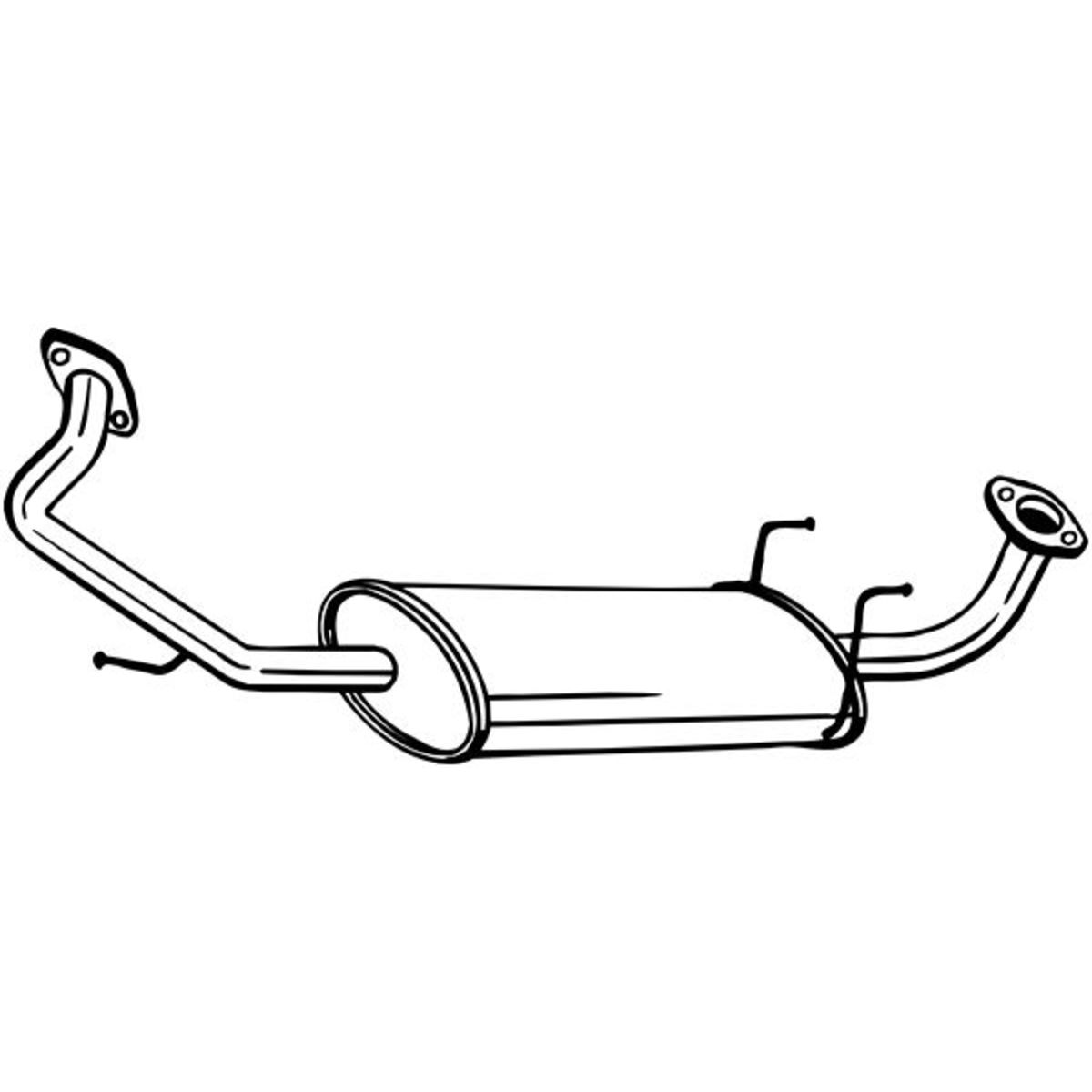 Keskiäänenvaimennin BOSAL 281-357