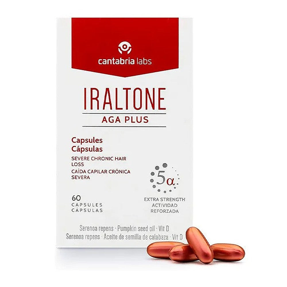 Iraltone Aga Plus hiustenlähtö 60 kapselia