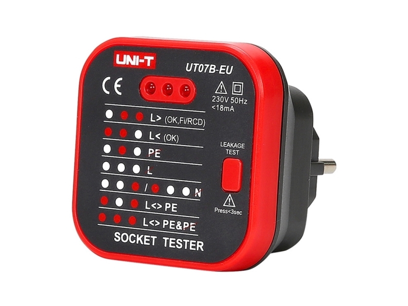 UNI-T UT07B-EU pistorasiatesteri