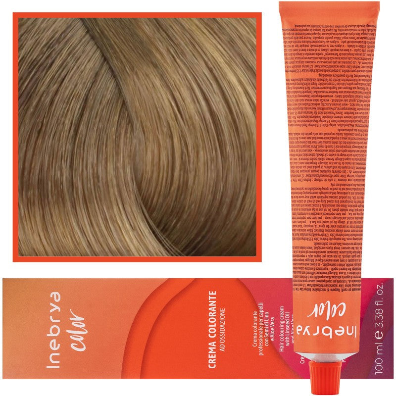 Inebrya Color hiustenvärjäysvoide 100ml 8 | Puhdas vaalea blondi