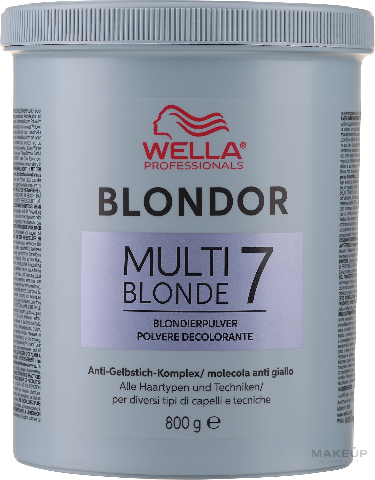 Hiusten vaalennuspulveri Wella Professionals Blondor Multi Blonde Dust-Free 800 g