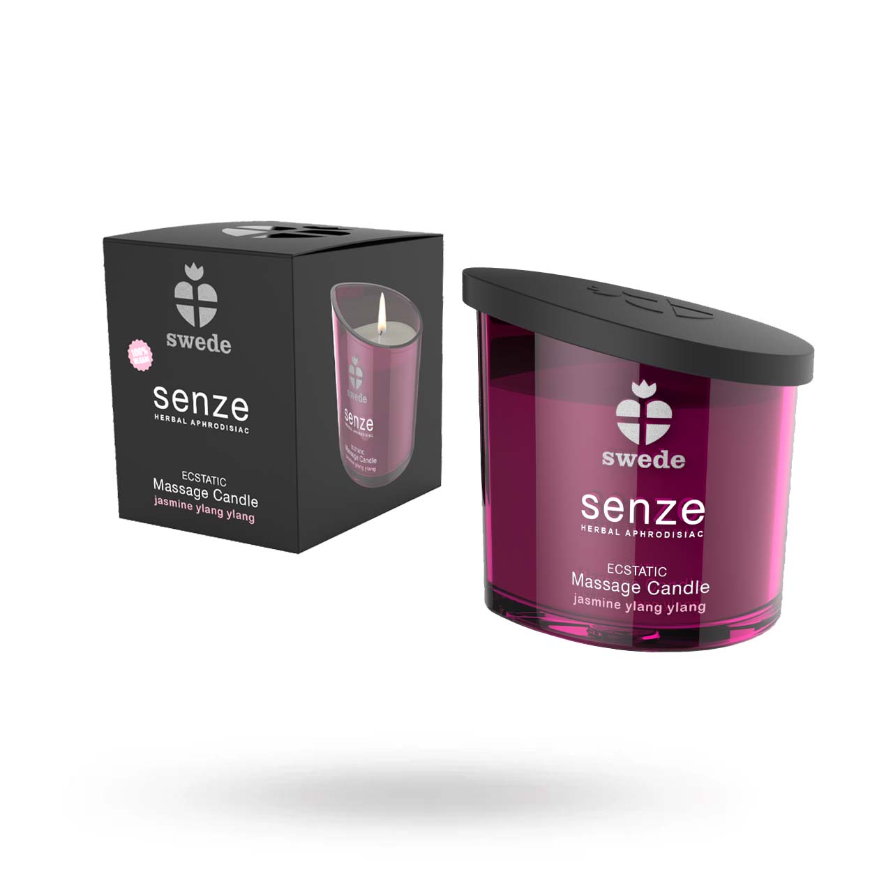 Senze Massage Candle Jasmine Ylang Ylang 50ml Hierontakynttilät