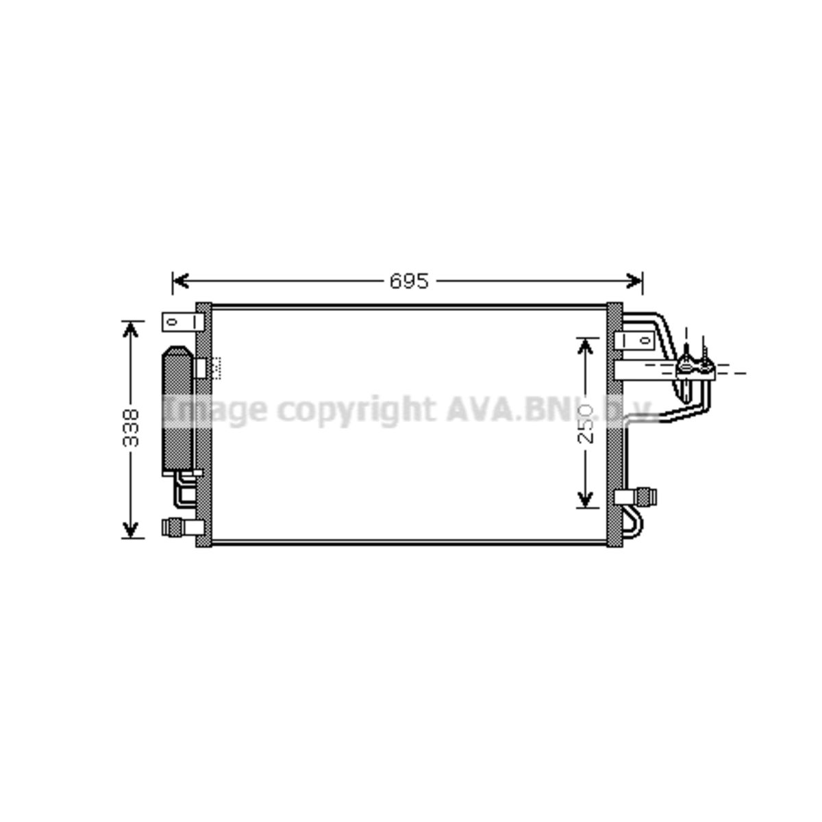 Lauhdutin, ilmastointilaite AVA COOLING SYSTEMS HY5156D