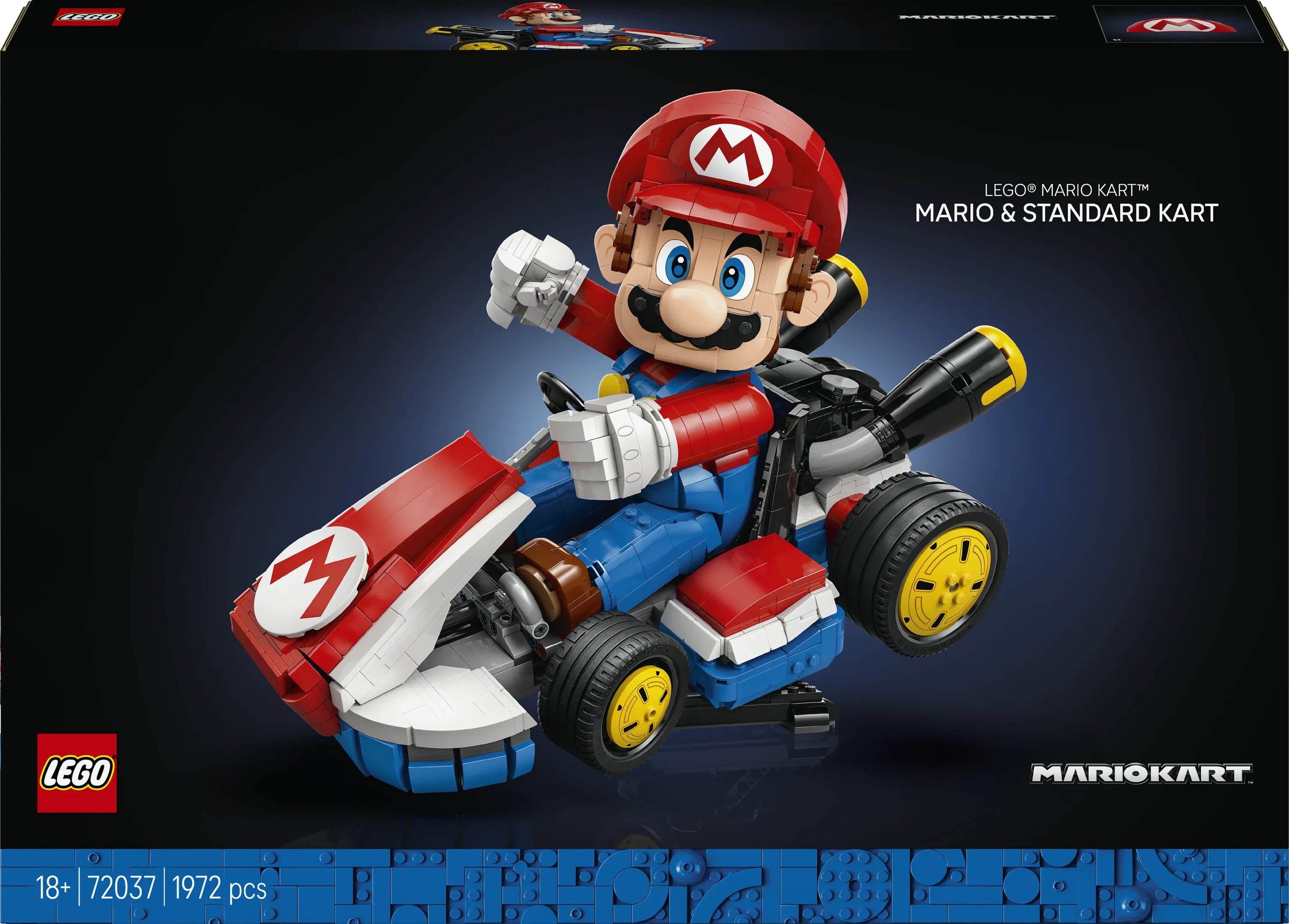LEGO Super Mario 72037 Mario KartTM: Mario ja Standard Kart