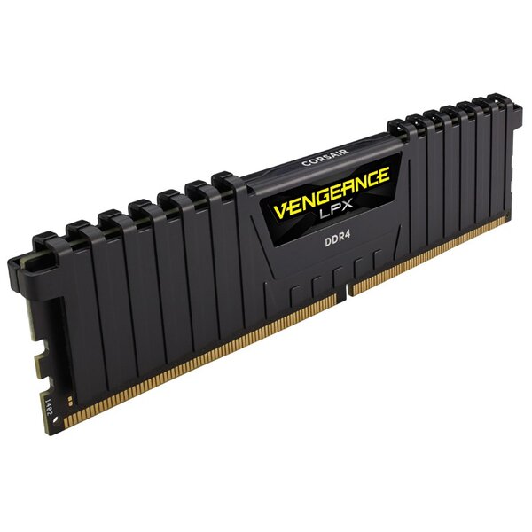 Corsair Vengeance LPX DDR4-3000 - 16GB - CL16 - Single Channel (1 pcs) - Intel XMP - Musta