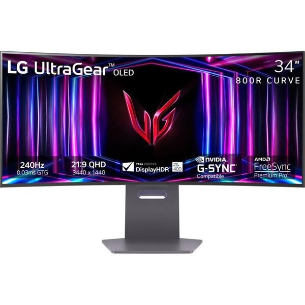 34" LG UltraGear 34GS95QE-B - 3440×1440 (UWQHD) - 240 Hz - OLED