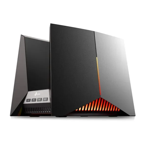 TP-Link Archer GE800 -pelireititin, Wi-Fi 7, BE19000, Tri-band, musta