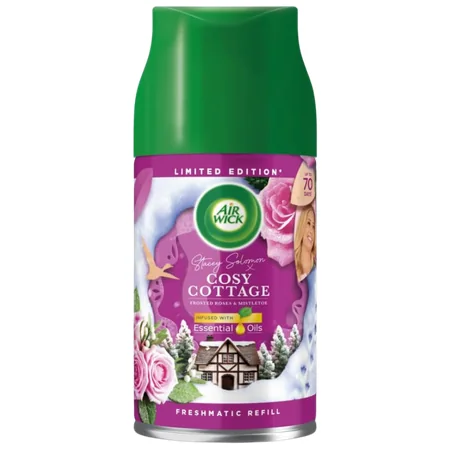 Air Wick Cosy Cottage Frosted Roses & Mistletoe Freshmatic Ilmanraikastimen Täyttöpakkaus - 250 ml
