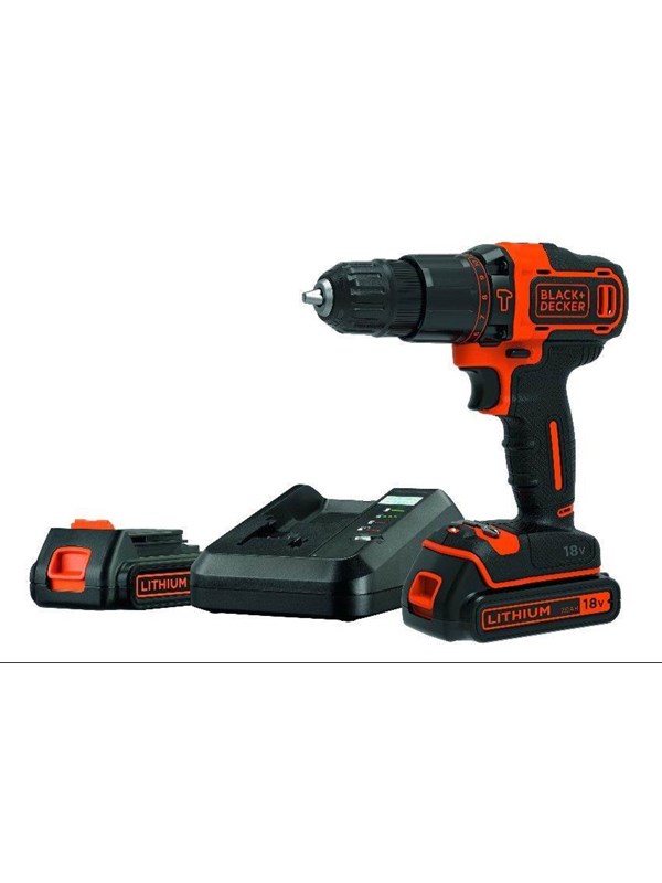 Black & Decker Skruvdragare 18V 2 batterier