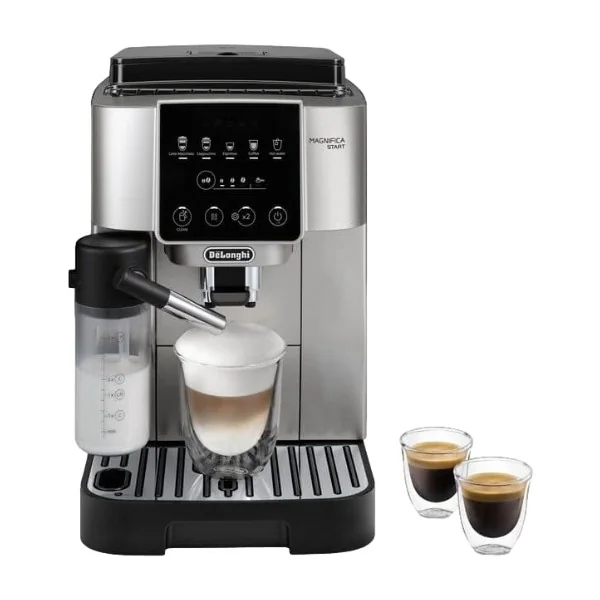De'Longhi Magnifica Start ECAM220.80.SB -täysautomaattinen espressokone, musta, hopea