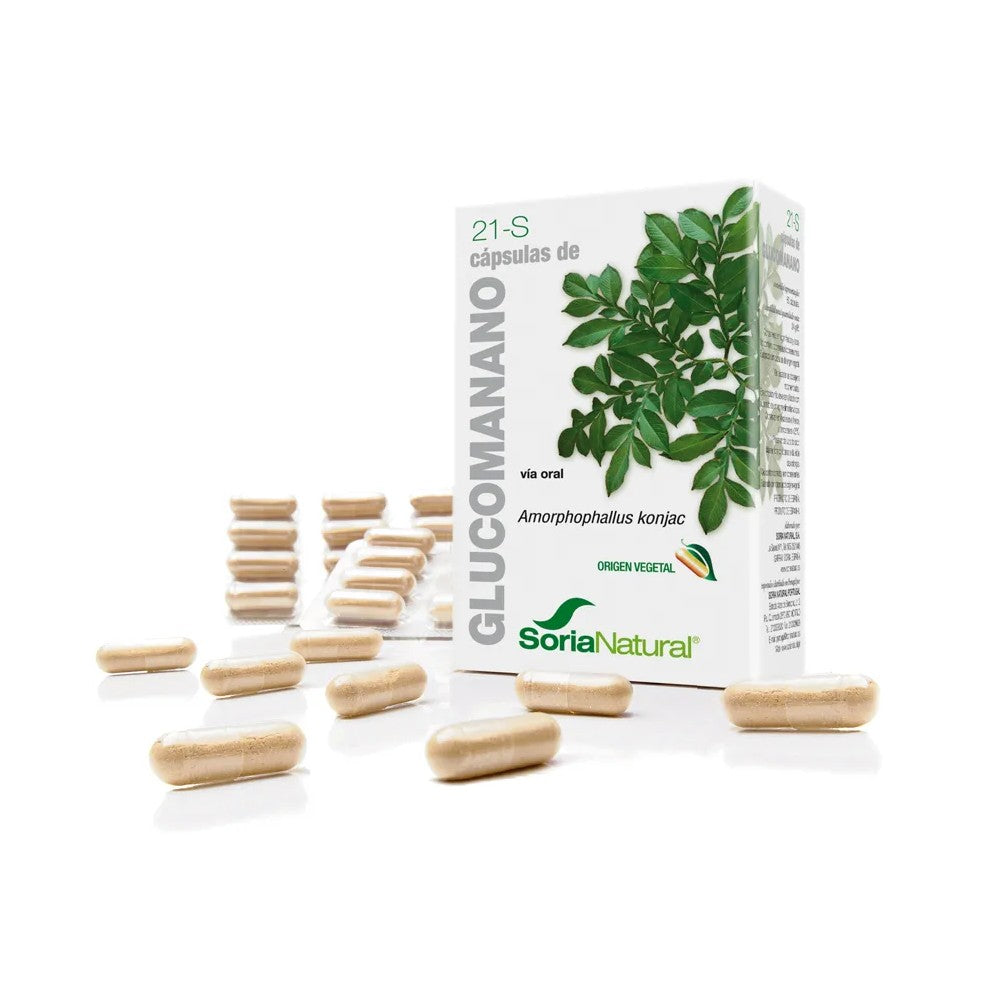 Soria 21-S glukomanaani 400 mg 60 kapselia
