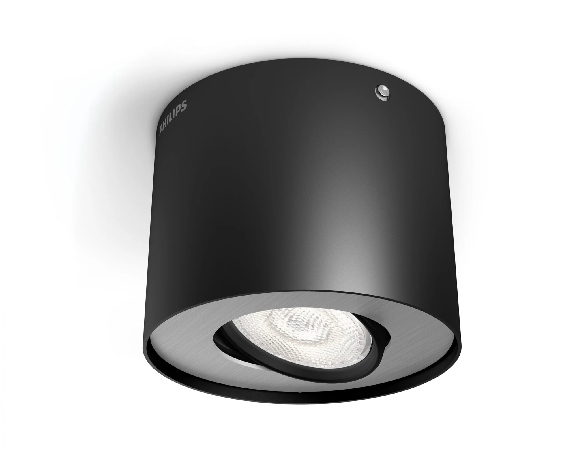 Philips Phase single spot black 1x4.5W SELV