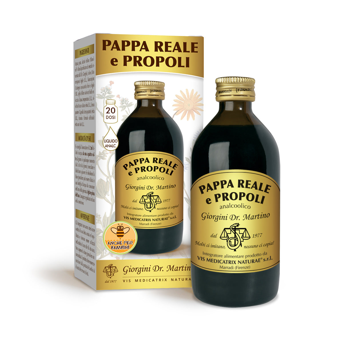 Dr Giorgini Kuninkaallinen hyytelö ja propolis, alkoholiton 200ml