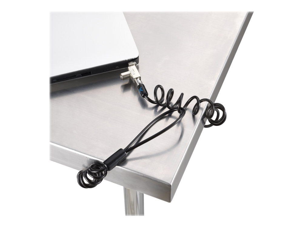 Kensington Slim N17 2.0 Portable Keyed Kannettava tietokone Lock for Wedge Shaped Slots