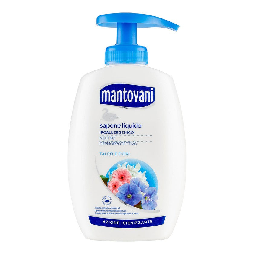 Mantovani Nestesaippua herkälle iholle annostelijalla 300 ml