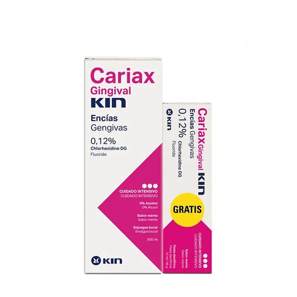 Kin Cariax Gum Suuvesi 500ml + Hammastahna 75ml