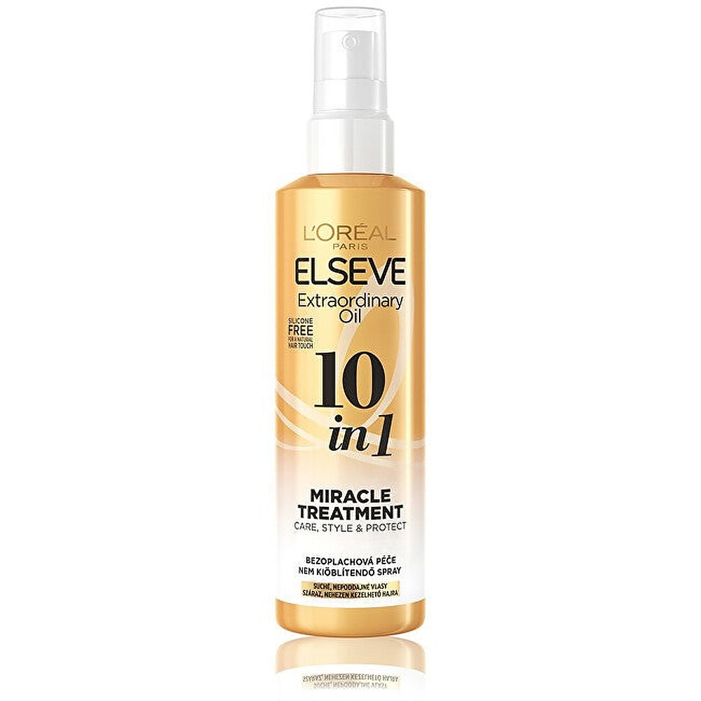 L'Oréal Paris Elvive Poikkeuksellinen hiuksiin jätettävä hoitoöljy kuiville ja kapinallisille hiuksille 150 ml