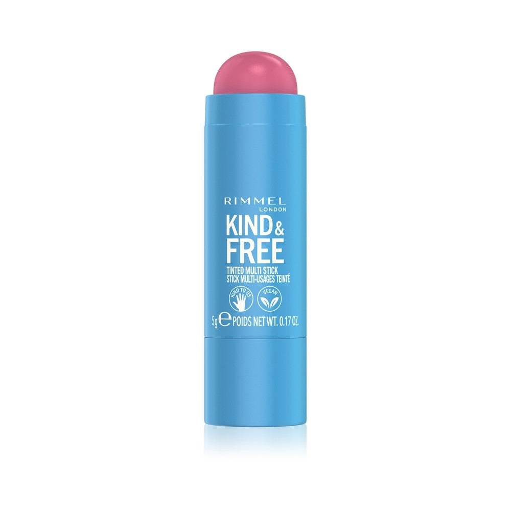 Rimmel Kind & Free monitoimimeikki silmille, huulille ja kasvovärille 003 Pink Kuumenna 5g