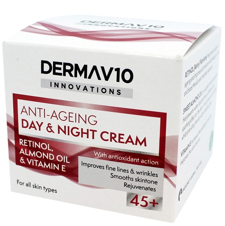Derma V10 Anti-Ageing Retinol päivävoide - 50ml