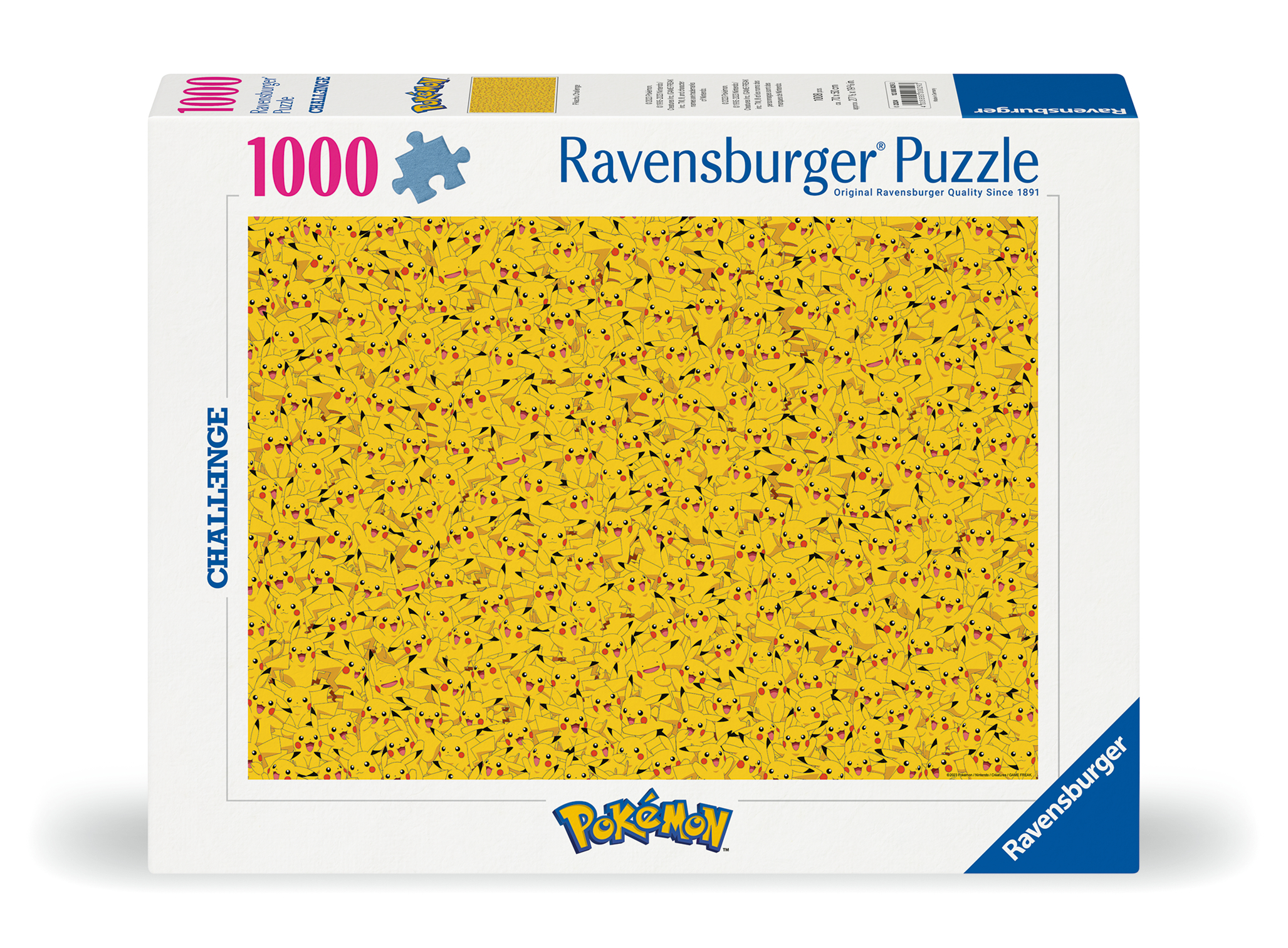 Challenge Pikachu Palapelit 1000 palaa, Ravensburger