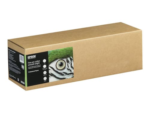 Epson Paper Fine Art Cotton Smooth Bright 17" 432cm 15m Roll