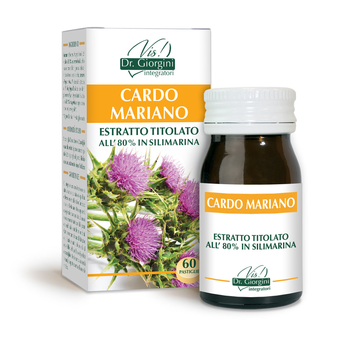 Dr Giorgini maarianohdakkeen titrattu uute 60 tablettia à 500 mg - 30 g
