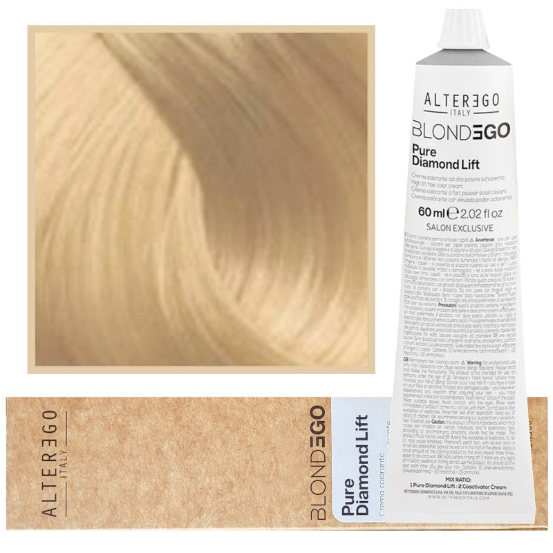 Alter Ego Blondego Pure Diamond Lift vaalentava hiusväri blondi 60 ml HL.0 luonnollinen